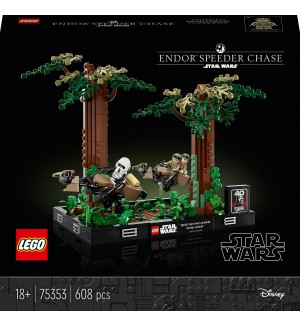 Конструктор LEGO Star Wars - Диорама на преследването на Ендор (75353)
