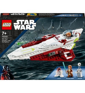 Конструктор LEGO Star Wars - Джедайският изтребител на Оби-Уан Кеноби (75333)