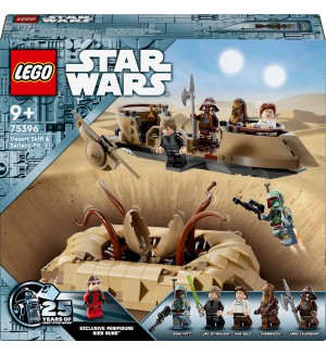 Конструктор LEGO Star Wars - Пустинен скиф и ямата на сарлака (75396)