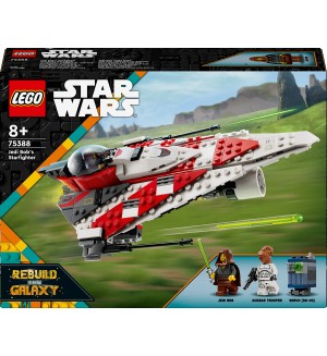 Конструктор LEGO Star Wars - Звездният изтребител на Джедая Боб (75388)