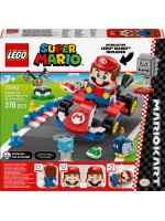 Конструктор LEGO Super Mario - Mario Kart, интерактивна фигура Mario и Standard Kart (72043)