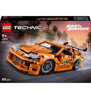 Конструктор LEGO Technic - Бързи и яростни, Toyota Supra MK4 (42204)
