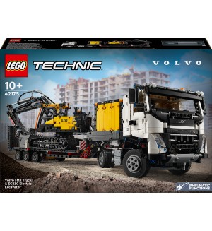 Конструктор LEGO Technic - Камион Volvo FMX и екскаватор EC230 (42175) Конструктор LEGO Technic - Камион Volvo FMX и екскаватор EC230 (42175)