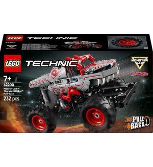 Конструктор LEGO Technic - Monster Jam, ThunderROARus с издърпване (42200)
