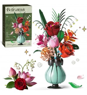 Конструктор MJI - Букет от цветя, 566 части Конструктор MJI - Букет от цветя, 566 части