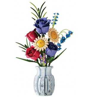 Конструктор MJI - Пролетен букет, 787 части Конструктор MJI - Пролетен букет, 787 части