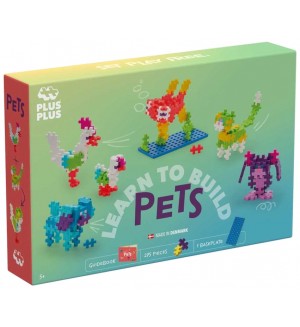 Конструктор Plus Plus - Домашни животни, 275 части