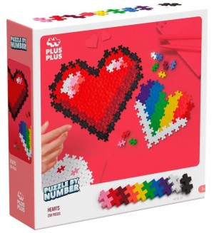 Конструктор Plus Plus - Сърце, 250 части Конструктор Plus Plus - Сърце, 250 части
