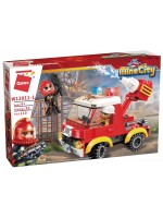 Конструктор Qman Mine City - Пожарен автомобил