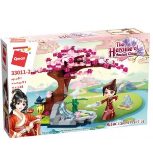 Конструктор Qman The Heroine of Ancient China - Мулан, Тренировка с мечове