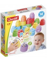Конструктор Quercetti - Momy Soft Happy Sound, 18 части