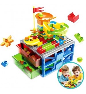 Конструктор Raya Toys -  С писта за топчета, 95 части Конструктор Raya Toys -  С писта за топчета, 95 части