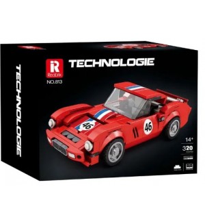 Конструктор Reobrix - Ferrari 250 GTO, 336 части, червен