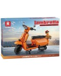 Конструктор Reobrix - Ретро скутер Lambretta V200, 1169 части, оранжев