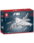Конструктор Reobrix - Самолет F16 Fighting Falcon, 1427 части
