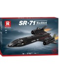 Конструктор Reobrix - Самолет SR71 Blackbird, 1775 части