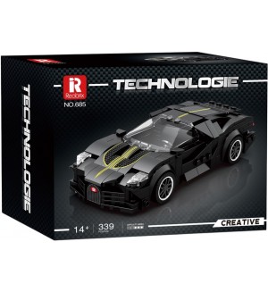 Конструктор Reobrix Technologie - Bugatti La Voiture Noire, 1:24 (685)