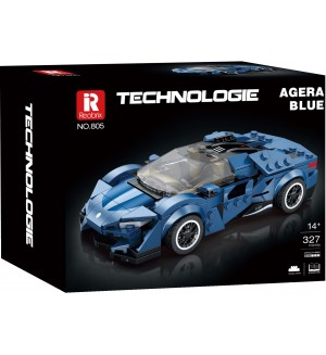 Конструктор Reobrix Technologie - Koenigsegg Agera Blue (805)