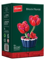 Конструктор Sembo Block - Планински рози, 106 части Конструктор Sembo Block - Планински рози, 106 части