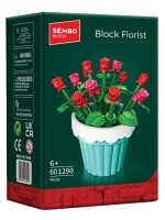 Конструктор Sembo Block - Рози в саксия, 77 части Конструктор Sembo Block - Рози в саксия, 77 части