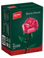 Конструктор Sembo Block - Розова роза, 95 части