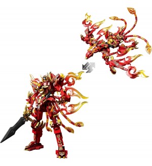 Конструктор Sembo Block: Трансформиращ се робот 2 в 1 - Mecha Aegis Winged Blazer, 534 части Конструктор Sembo Block: Трансформиращ се робот 2 в 1 - Mecha Aegis Winged Blazer, 534 части