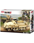 Конструктор Sluban WWII - Полуверижен бронетранспортьор, 460 части