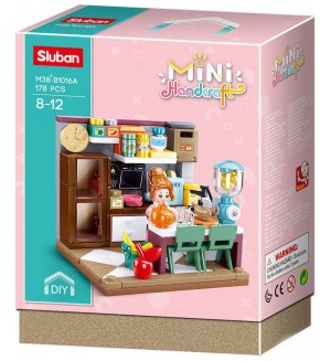 Конструктор Sluban Girl's Dream - Mini Handcraft, кухня, 178 части