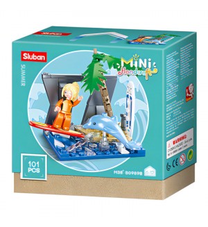 Конструктор Sluban Girl's Dream - Mini Handcraft, лято, 101 части