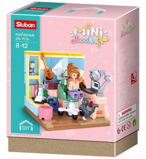 Конструктор Sluban Girl's Dream - Mini Handcraft, стая за занимания, 216 части