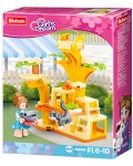 Конструктор Sluban Girl's Dream - Зона за котешки тренировки, 81 части