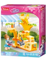 Конструктор Sluban Girl's Dream - Зона за котешки тренировки, 81 части