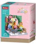 Конструктор Sluban Girls Dream - Mini Handcraft, всекидневна, 219 части