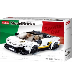 Конструктор Sluban Model Bricks - Италианска суперкола, 276 части