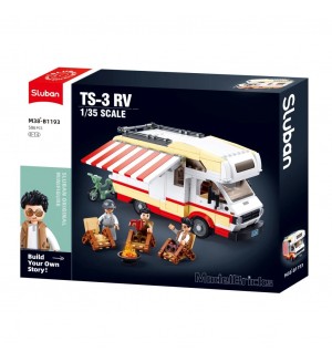 Конструктор Sluban Model Bricks – Кемпер, 506 части Конструктор Sluban Model Bricks – Кемпер, 506 части