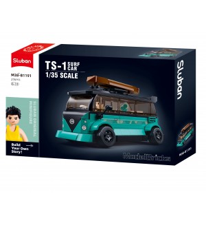 Конструктор Sluban Model Bricks – На сърф, 276 части Конструктор Sluban Model Bricks – На сърф, 276 части