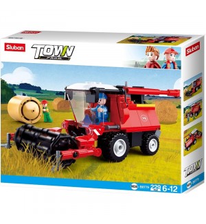 Конструктор Sluban Town Farm - Комбайн, 229 части