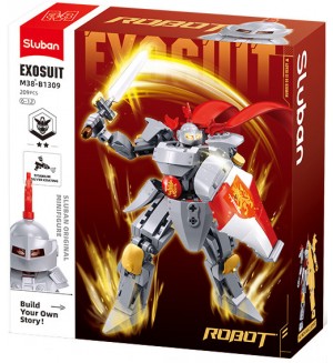 Конструктор Sluban Warriors - Рицар, 209 части Конструктор Sluban Warriors - Рицар, 209 части