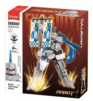 Конструктор Sluban Warriors - Знаменосец, 193 части Конструктор Sluban Warriors - Знаменосец, 193 части