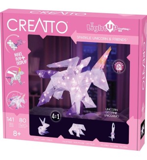 Конструктор Thames & Kosmos Creatto - Еднорог, 141 части