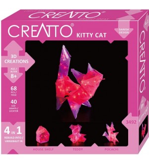 Конструктор Thames & Kosmos Creatto - Котка, 68 части