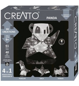 Конструктор Thames & Kosmos Creatto - Панда, 61 части