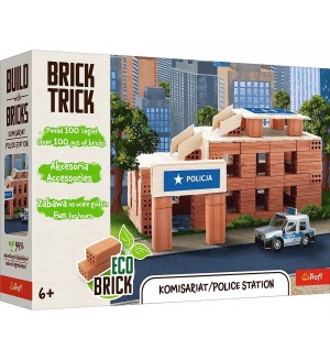 Конструктор Trefl Brick Trick - Полицейско управление Конструктор Trefl Brick Trick - Полицейско управление