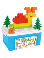 Конструктор в кутия Pilsan - Master Block, 128 части Конструктор в кутия Pilsan - Master Block, 128 части