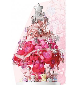Конструктор Wonder Moon - Коледно дърво, розово Конструктор Wonder Moon - Коледно дърво, розово