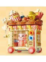 Конструктор Wonder Moon - Мобилен кът за пуканки, 488 части