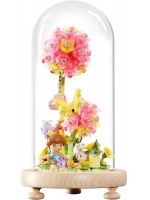 Конструктор Wonder Moon - Приказка с розови цветя, 423 части