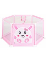 Кошара за игра Mony Toys - С 50 топки, 146 cm, розова