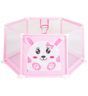 Кошара за игра Mony Toys - С 50 топки, 146 cm, розова