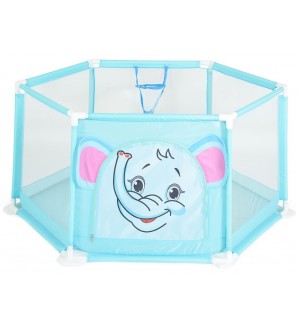 Кошара за игра Mony Toys - С 50 топки, 146 cm, синя